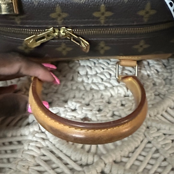 Louis Vuitton Deauville Brown Monogram Bag with Scarf Accent - Picture 8 of 16